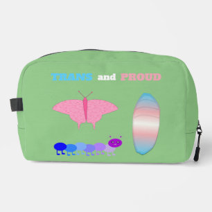 Trousse De Toilette LGBTQIA Transgenre Fierté Caterpillar to Butfly