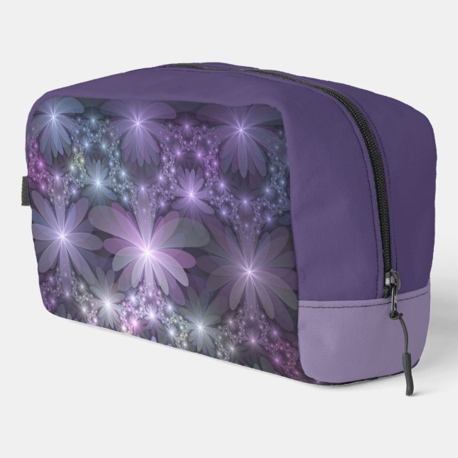 Trousse De Toilette Lit de fleurs Art Fractal Abstrait tendance brilla (Coin droit)