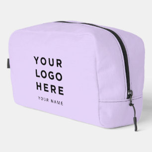 Trousse De Toilette Logo de société pastel violet pour Instagram Voyag