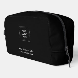 Trousse De Toilette Logo d'entreprise moderne et élégant, noir et tend