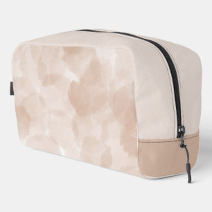 Trousse De Toilette Lumière Abstraite Brown et Tan
