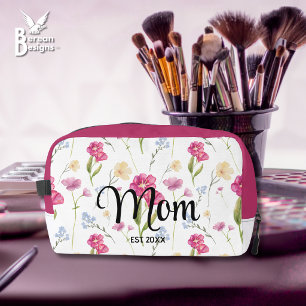 Trousse De Toilette Maman a établi un nouveau cadeau de maman floral f
