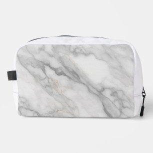 Trousse De Toilette Marbre Blanc