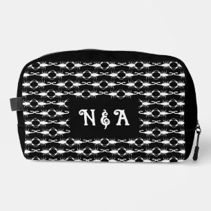Trousse De Toilette Mariage Blanc Gothique Scorpions Monogramme Person