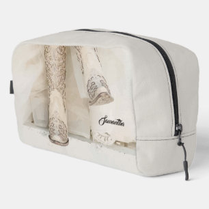 Trousse De Toilette Mariée du Texas en bottes à paillettes