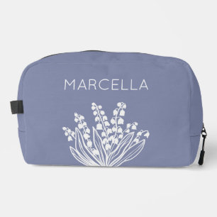 Trousse De Toilette May Lily of the Valley Floral Bouquet Nom personna