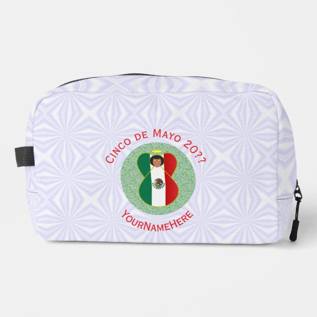 Trousse De Toilette Mexicain Cinco de Mayo Angel Personnalisé (Recto)