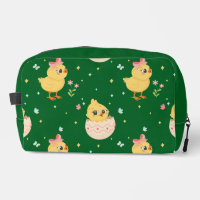Mignon poussin de Pâques avec motif sans couture d