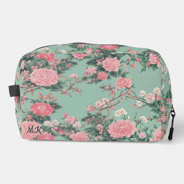 Trousse De Toilette Mint Pink Cherry Blossom (Recto)