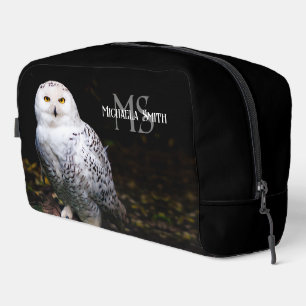 Trousse De Toilette Monogramme de nom personnalisé de majestueuse chou