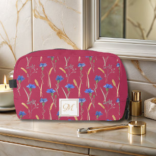 Trousse De Toilette Monogramme Fleur sauvage de fleurs rouges
