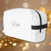 Monogramme moderne noir et blanc Hommes Femmes Voy