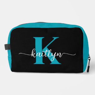 Trousse De Toilette Monogramme Turquoise noir
