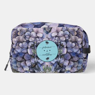 Trousse De Toilette Moody Black Floral Classic Couple Names Wedding