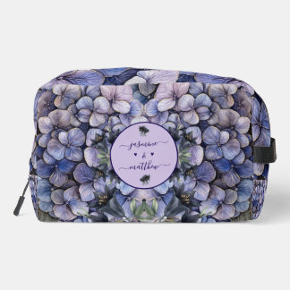 Trousse De Toilette Moody Black Floral Classic Couple Names Wedding