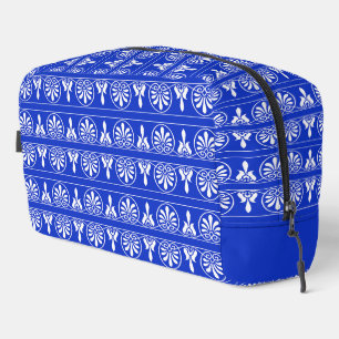 Trousse De Toilette Motif arabe grec méditerranéen bleu