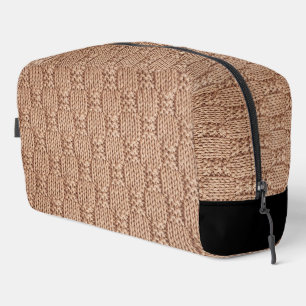 Trousse De Toilette Motif Bubble Knit Stitch par Shirley Taylor