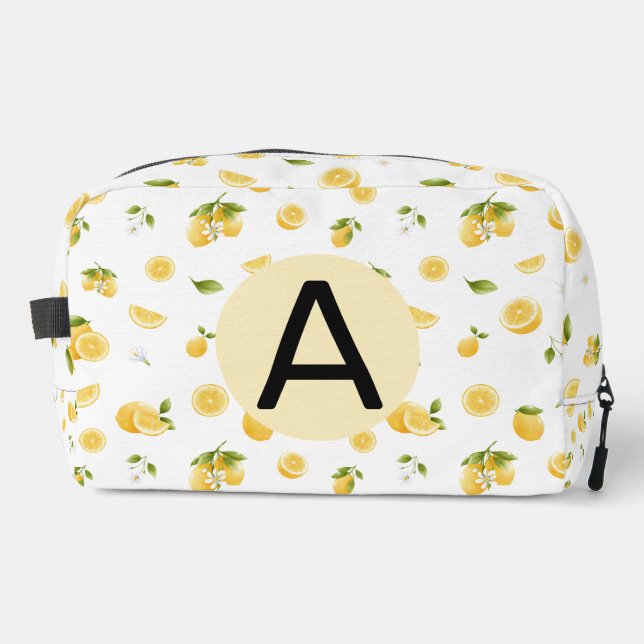 Trousse De Toilette Motif citron (Recto)