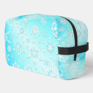 Trousse De Toilette Motif Crystal Snowflakes