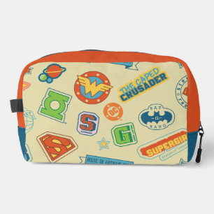 Trousse De Toilette Motif de badge de super-héros de la Ligue de justi