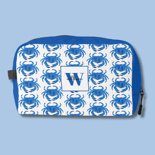 Trousse De Toilette Motif de crabe bleu