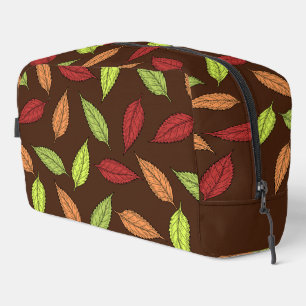 Trousse De Toilette Motif de feuilles, feuilles colorées, feuilles d'a