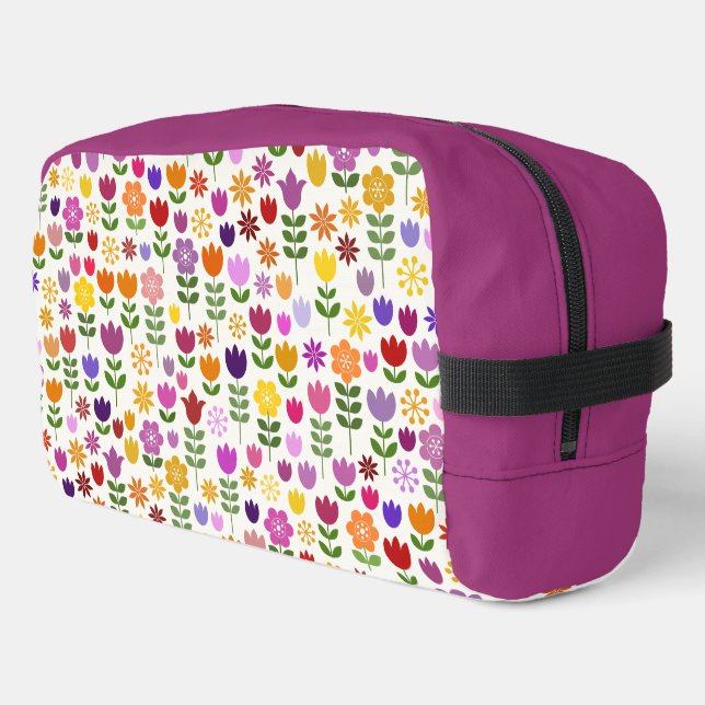 Trousse De Toilette Motif de fleurs de style scandinave (Coin gauche)