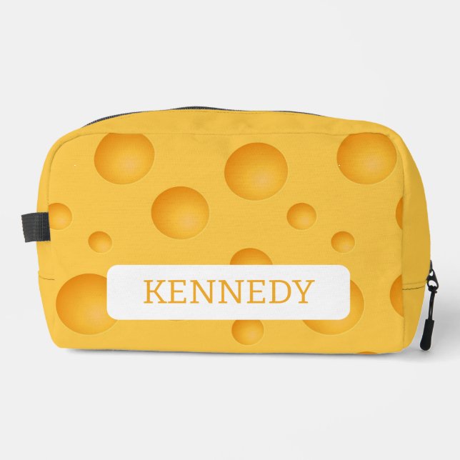 Trousse De Toilette Motif de fromage jaune (Recto)