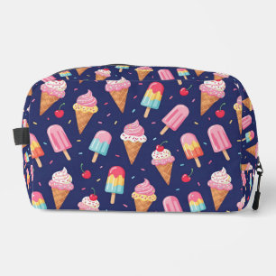 Trousse De Toilette Motif de glace, de sucettes glacées et de cerises