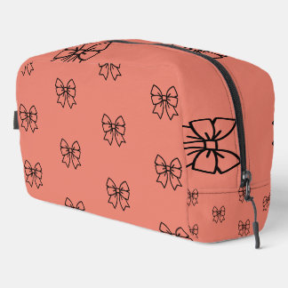 Trousse De Toilette Motif de nœud coquet rose mignon Cosmetique Maquil