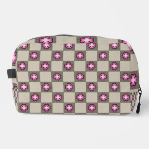 Trousse De Toilette Motif de tableau de bord rose