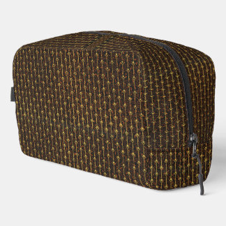Trousse De Toilette Motif décoratif Brown doré