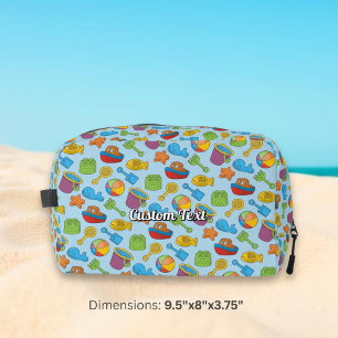 Trousse De Toilette Motif d'icônes de jouets de plage