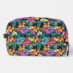Trousse De Toilette Motif floral exotique peint à la main-23001