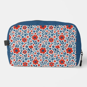 Trousse De Toilette Motif floral sur le thème des États-Unis/Américain