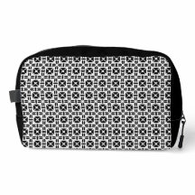 Motif géométrique élégant noir et blanc