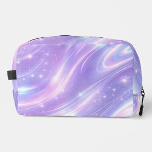 Trousse De Toilette Motifs néon violet électrique art IA 