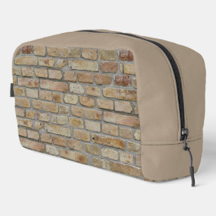 Trousse De Toilette Mur de briques brunes Un motif original
