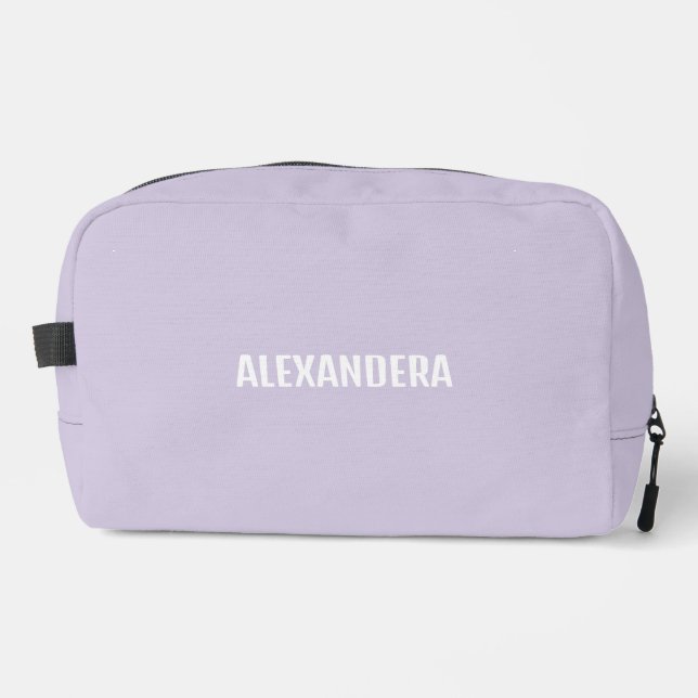 Trousse De Toilette Nom mignon Fille Lumière Purple (Recto)