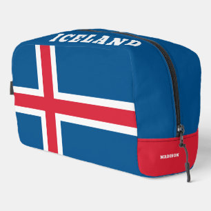 Trousse De Toilette Nom personnalisé Islande