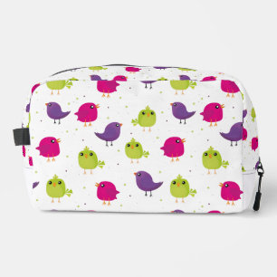 Trousse De Toilette Oiseaux colorés mignons 