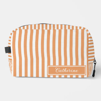 Trousse De Toilette Orange Stripes Abstract Retro Pretty