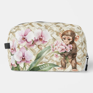 Trousse De Toilette Orchidées de singes Se maquiller