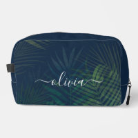 Palmiers vert foncé motif feuille