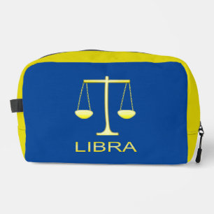 Trousse De Toilette Panneau étoile Balance dorée de Libra