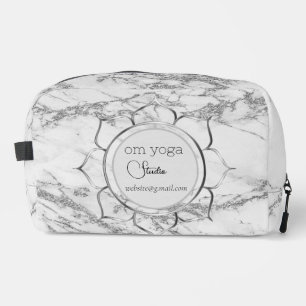 Trousse De Toilette Parties scintillant élégante Marbre Lotus Mandala 