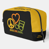 Peace Love Music nom personnalisé
