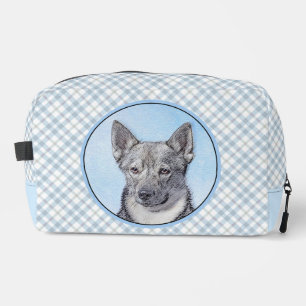 Trousse De Toilette Peinture suédoise Vallhund Cute Original Chien Art
