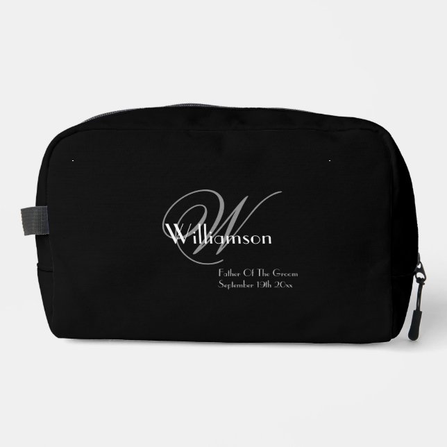 Trousse De Toilette Père De La Pièce Cadeau Classique Monogramme Cool  (Recto)