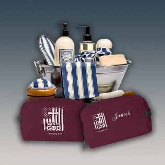 Trousse De Toilette Personalized Faith-Based Man of God (1 Timothy 6:1